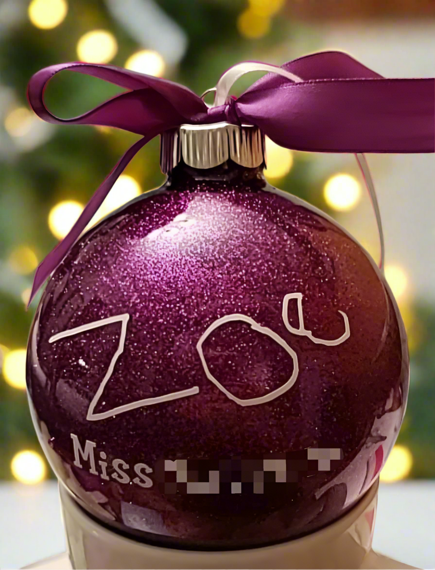 Handwriting Keepsake Ornament